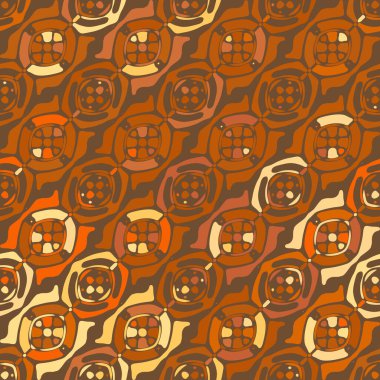 Yaratıcı karalama sanatı farklı şekil ve dokulara sahip kusursuz desen. Kolaj. Sanatsal arka plan. Soyut duvar kağıdı. Dekoratif hippi fayansları.