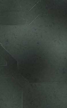 Çukur SciFi panelleri duvar. Üç boyutlu illüstrasyon. Gelecekçi kavramsal tasarım arka planı. Uzay gemisi desenli duvar kağıdı. Fırçalanmış teknoloji desen yüzeyi. 