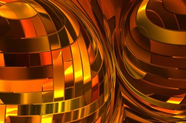 Metalik panel dokusunun 3 boyutlu çizimi. Renkli, parlak, soyut duvar kağıdı. Geometrik teknolojik parlak yansıtıcı arka plan. Yaratıcı parlak kavramsal arkaplan.