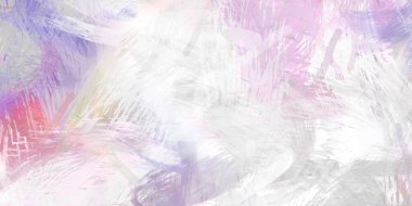 Soyut arkaplanda pürüzlü fırça darbeleri. Fırça boyası. Renkli boya darbeleri. Eşsiz duvar sanatı. Tuvaldeki modern sanat. Renkli çağdaş sanat eserleri.