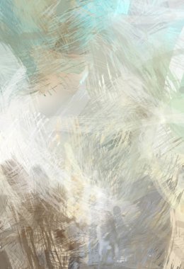 Soyut arkaplanda pürüzlü fırça darbeleri. Fırça boyası. Renkli boya darbeleri. Eşsiz duvar sanatı. Tuvaldeki modern sanat. Renkli çağdaş sanat eserleri.