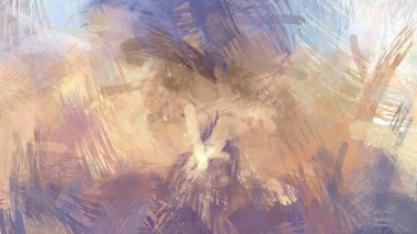 Soyut arkaplanda pürüzlü fırça darbeleri. Fırça boyası. Renkli boya darbeleri. Eşsiz duvar sanatı. Tuvaldeki modern sanat. Renkli çağdaş sanat eserleri.