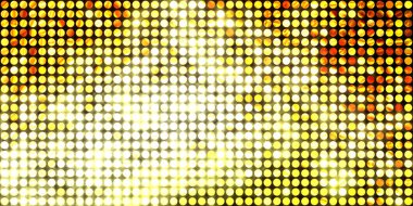 Parlayan ışıklar siyah arka planda parti izleri. Sahne veya stadyum ışıklarının dijital illüstrasyonu. Parlak desenli duvar kağıdı. Sahne ışıkları ile renkli ışıkların ihtişamlı arkaplanı.