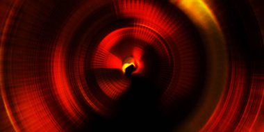 Parlayan neon ışıkları. Parlak sunum tasarım şablonu. Fotoğraf makinesi konsepti. Soyut arkaplan. Dönen ışık ışınları. Hareketli kavramsal duvar kağıdı. Grafik dijital illüstrasyon. 