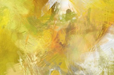 Soyut arkaplanda pürüzlü fırça darbeleri. Fırça boyası. Renkli boya darbeleri. Eşsiz duvar sanatı. Tuvaldeki modern sanat. Renkli çağdaş sanat eserleri.