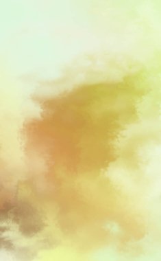 Modern fırça darbeleri. Poster, duvar sanatı, afiş, kart, kitap kapağı veya ambalaj için rahatlatıcı kompozisyonun yumuşak renkli çizimi. Pastel renklerle suluboya. 