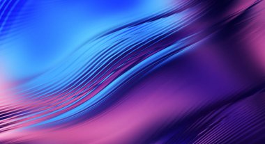 Soyut, enerjik bir arkaplan. Renkli, dalgalı duvar kâğıdı. Grafik konsept çizimi. Yumuşak dalgalı çizgiler. Girdap gibi renkli canlı şekiller..