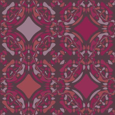 Soyut duvar kağıdı. Dekoratif hippi fayansları. Sanatsal arka plan. Yaratıcı karalama sanatı farklı şekil ve dokulara sahip kusursuz desen. Kolaj.