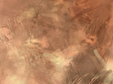 Soyut arkaplanda pürüzlü fırça darbeleri. Fırça boyası. Renkli boya darbeleri. Eşsiz duvar sanatı. Tuvaldeki modern sanat. Renkli çağdaş sanat eserleri.