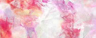 Soyut arkaplanda pürüzlü fırça darbeleri. Fırça boyası. Renkli boya darbeleri. Eşsiz duvar sanatı. Tuvaldeki modern sanat. Renkli çağdaş sanat eserleri.