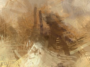 Soyut arkaplanda pürüzlü fırça darbeleri. Fırça boyası. Renkli boya darbeleri. Eşsiz duvar sanatı. Tuvaldeki modern sanat. Renkli çağdaş sanat eserleri.