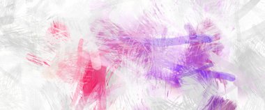 Soyut arkaplanda pürüzlü fırça darbeleri. Fırça boyası. Renkli boya darbeleri. Eşsiz duvar sanatı. Tuvaldeki modern sanat. Renkli çağdaş sanat eserleri.