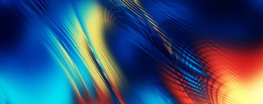 Soyut, enerjik bir arkaplan. Renkli, dalgalı duvar kâğıdı. Grafik konsept çizimi. Yumuşak dalgalı çizgiler. Girdap gibi renkli canlı şekiller..