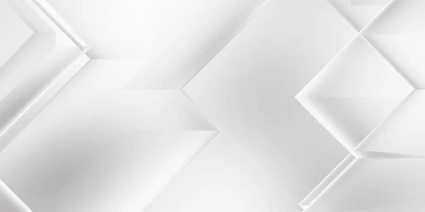 白い3D幾何学的背景 暗い要素を持つプレミアム抽象的な壁紙 ポスター パンフレット プレゼンテーション ウェブサイトのための排他的なデザイン トレンディーな高級ミニマリストデザイン 幾何学的テンプレート — ストック写真