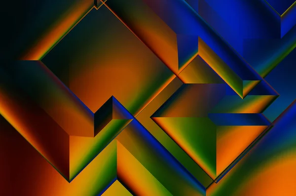 Illusztráció Trendy Egyszerű Geometriai Színátmenet Absztrakt Háttér Geometrikus Dinamikus Formák — Stock Fotó