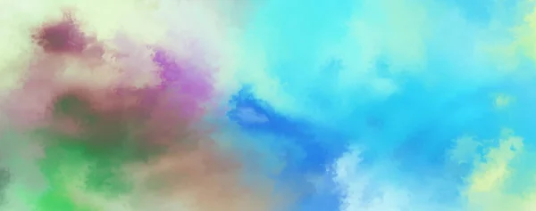 Modern Brush Strokes Painting Soft Color Painted Illustration Soothing Composition — Stock Photo, Image