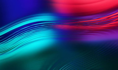 Soyut, enerjik bir arkaplan. Renkli, dalgalı duvar kâğıdı. Grafik konsept çizimi. Yumuşak dalgalı çizgiler. Girdap gibi renkli canlı şekiller..