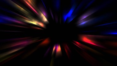 Parlayan yıldızın patlaması. Dinamik renkli arkaplan resmi. Parıldayan ışıklar duvar kağıdı. Tasarımınız için canlı şablon.