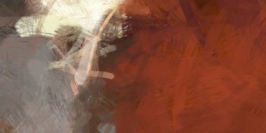 Soyut arkaplanda pürüzlü fırça darbeleri. Fırça boyası. Renkli boya darbeleri. Eşsiz duvar sanatı. Tuvaldeki modern sanat. Renkli çağdaş sanat eserleri.