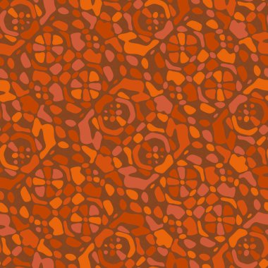 Yaratıcı karalama sanatı farklı şekil ve dokulara sahip kusursuz desen. Kolaj. Sanatsal arka plan. Soyut duvar kağıdı. Dekoratif hippi fayansları.