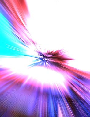 Renkli ışık enerjisi parlamaları. Çarpık grafik hareket arkaplanı. Dinamik patlama flaşı. Hızlanma efekti. Hızlı yüksek hız bulanıklaştırma arkaplanı. Işık teknolojisi soyut duvar kağıdı.