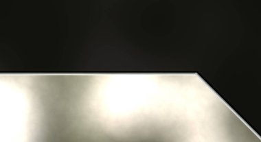 Üç boyutlu metalik doku. Uzay gemisi desenli yüzey. Aydınlık ve karanlık paneller. Fütürist soyut duvar kağıdı. Geometrik teknolojik yansıtıcı arkaplan.