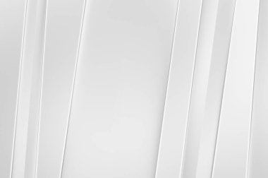 Soyut ışık fütüristik duvar kağıdı. Zarif, parlak çizgili arka plan. Geometrik katmanlı üç boyutlu beyaz arkaplan. Poster, broşür, sunum ve web sitesi için geometrik şablon tasarımı.