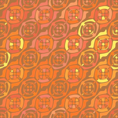 Yaratıcı karalama sanatı farklı şekil ve dokulara sahip kusursuz desen. Kolaj. Sanatsal arka plan. Soyut duvar kağıdı. Dekoratif hippi fayansları.