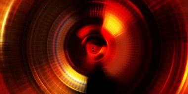 Parlayan neon ışıkları. Parlak sunum tasarım şablonu. Fotoğraf makinesi konsepti. Soyut arkaplan. Dönen ışık ışınları. Hareketli kavramsal duvar kağıdı. Grafik dijital illüstrasyon. 