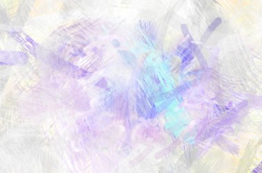 Soyut arkaplanda pürüzlü fırça darbeleri. Fırça boyası. Renkli boya darbeleri. Eşsiz duvar sanatı. Tuvaldeki modern sanat. Renkli çağdaş sanat eserleri.