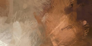 Soyut arkaplanda pürüzlü fırça darbeleri. Fırça boyası. Renkli boya darbeleri. Eşsiz duvar sanatı. Tuvaldeki modern sanat. Renkli çağdaş sanat eserleri.