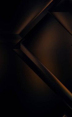 3 boyutlu illüstrasyon. Moda, basit geometrik renk gradyan arkaplan. Geometrik dinamik şekiller. Gölgeli teknoloji dijital şablonu ve gradyan arkaplanda ışıklar.  