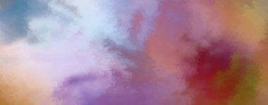 Modern fırça darbeleri. Poster, duvar sanatı, afiş, kart, kitap kapağı veya ambalaj için rahatlatıcı kompozisyonun yumuşak renkli çizimi. Pastel renklerle suluboya. 