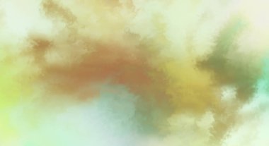 Modern fırça darbeleri. Poster, duvar sanatı, afiş, kart, kitap kapağı veya ambalaj için rahatlatıcı kompozisyonun yumuşak renkli çizimi. Pastel renklerle suluboya. 