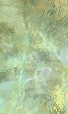 Soyut arkaplanda pürüzlü fırça darbeleri. Fırça boyası. Renkli boya darbeleri. Eşsiz duvar sanatı. Tuvaldeki modern sanat. Renkli çağdaş sanat eserleri.