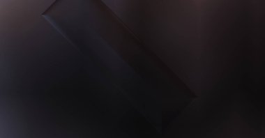 Geometrik dinamik şekiller. Gölgeli teknoloji dijital şablonu ve gradyan arka planda ışıklar. Modern basit geometrik renk gradyanı soyut arkaplan. 3B illüstrasyon. 