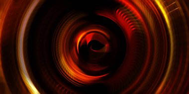 Fotoğraf makinesi konsepti. Soyut arkaplan. Dönen ışık ışınları. Hareketli kavramsal duvar kağıdı. Grafik dijital illüstrasyon. Parlayan neon ışıkları. Parlak sunum tasarım şablonu.