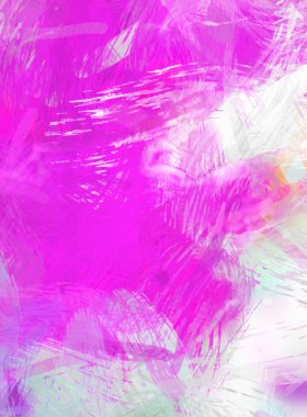 Soyut arkaplanda pürüzlü fırça darbeleri. Fırça boyası. Renkli boya darbeleri. Eşsiz duvar sanatı. Tuvaldeki modern sanat. Renkli çağdaş sanat eserleri.