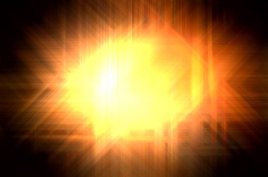 Parlak prizma arayüzü elementi. Soyut alevli geometrik arkaplan. Dijital teknolojinin grafiksel çizimi.