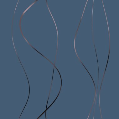 Dalgalı yansıtıcı çizgilerin kusursuz deseni. Lüks minimalist malzeme. Süs dalgasıyla dekoratif motif. Web, kartvizit, davetiye, poster, tekstil baskısı için zarif duvar kağıdı.