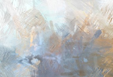 Soyut arkaplanda pürüzlü fırça darbeleri. Fırça boyası. Renkli boya darbeleri. Eşsiz duvar sanatı. Tuvaldeki modern sanat. Renkli çağdaş sanat eserleri.