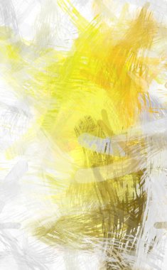 Soyut arkaplanda pürüzlü fırça darbeleri. Fırça boyası. Renkli boya darbeleri. Eşsiz duvar sanatı. Tuvaldeki modern sanat. Renkli çağdaş sanat eserleri.