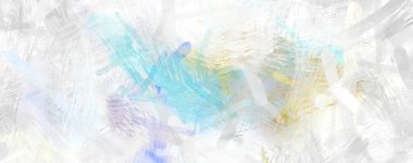 Soyut arkaplanda pürüzlü fırça darbeleri. Fırça boyası. Renkli boya darbeleri. Eşsiz duvar sanatı. Tuvaldeki modern sanat. Renkli çağdaş sanat eserleri.