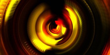 Fotoğraf makinesi konsepti. Soyut arkaplan. Dönen ışık ışınları. Hareketli kavramsal duvar kağıdı. Grafik dijital illüstrasyon. Parlayan neon ışıkları. Parlak sunum tasarım şablonu.