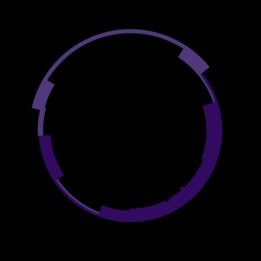 Fütürist dairesel gövde arayüzü elementi. Soyut çember geometrik arkaplan. Dijital teknolojinin grafiksel çizimi.