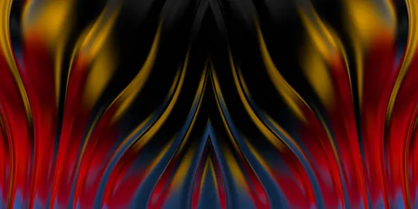 Иллюстрация Красочных Волнистых Светоотражающих Обоев Графические Иллюстрации Обоев Баннера Фона — стоковое фото