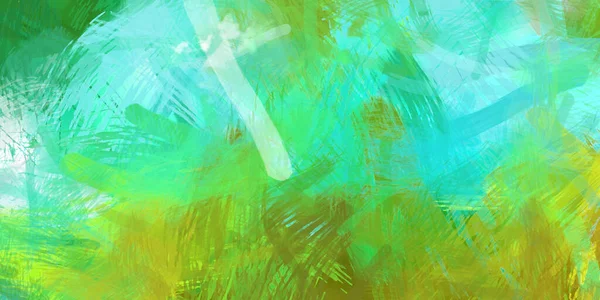 Grobe Pinselstriche Auf Abstraktem Hintergrund Pinselmalerei Farbtupfer Einzigartige Wandkunst Moderne — Stockfoto
