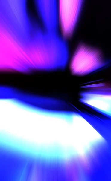 Colorful Vibrant Flashes Light Energy Warped Graphic Motion Background Dynamic — Stock Photo, Image