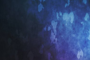 Gergin bir geçmişi ve sıkıntılı bir yapısı var. Renkli tozlu şablon. Tasarımınız için doku ve elementler. Çizik ve lekeli duvar kağıdı. Gotik duvar.