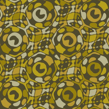 Yaratıcı karalama sanatı farklı şekil ve dokulara sahip kusursuz desen. Kolaj. Sanatsal arka plan. Soyut duvar kağıdı. Dekoratif hippi fayansları.